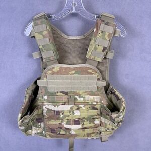 Condor Tactical Vest Mens OS Camo Multicam MOLLE Plate Carrier MOPC Hunting Gear